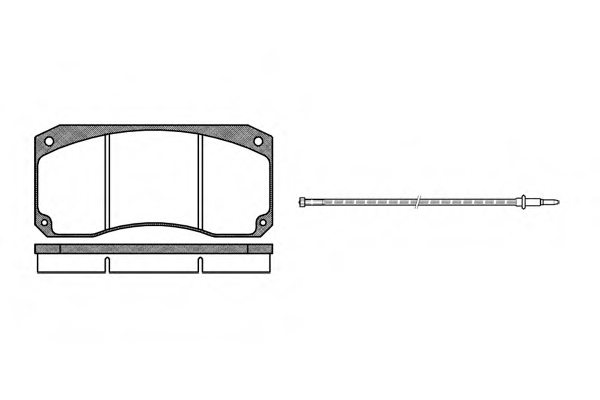 ROADHOUSE 2346.02 Brake Pad Set, disc brake